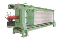 Production of precision filter press for sake or rice wine started