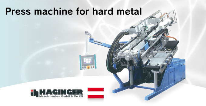 Press machine for hard metal