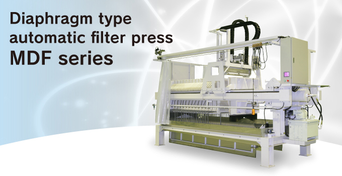 Diaphragm type automatic filter press MDF series